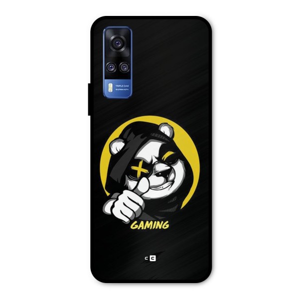 Gaming Panda Metal Back Case for Vivo Y31