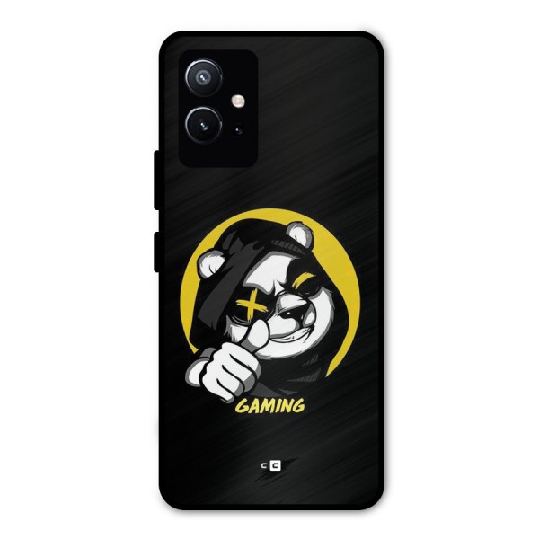 Gaming Panda Metal Back Case for Vivo Y75 5G