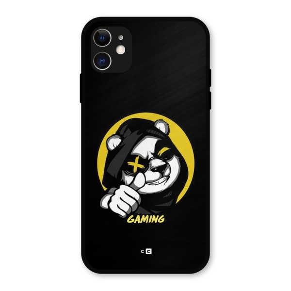 Gaming Panda Metal Back Case for iPhone 11