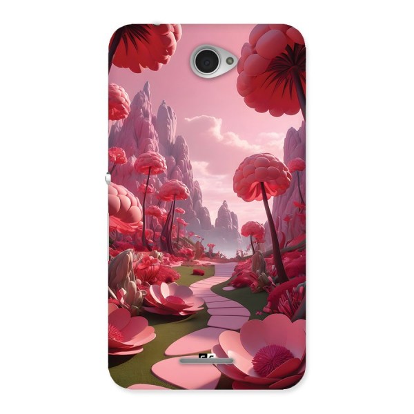 Garden Of Love Back Case for Xperia E4