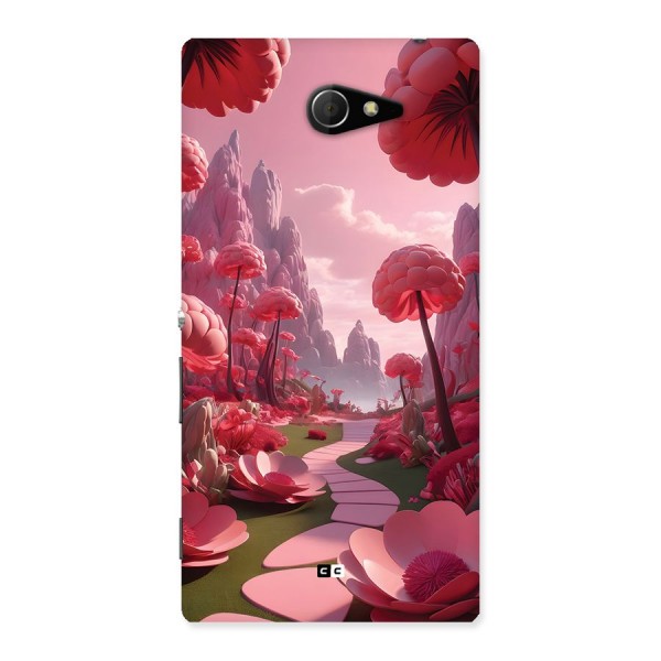 Garden Of Love Back Case for Xperia M2