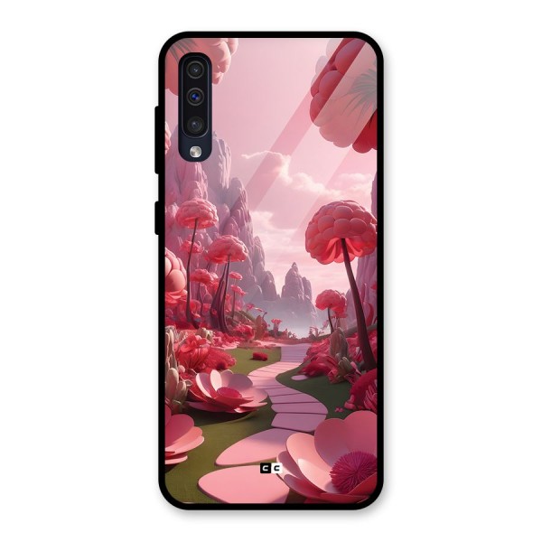 Garden Of Love Glass Back Case for Galaxy A50