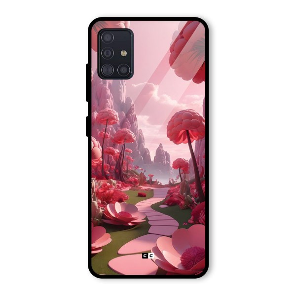 Garden Of Love Glass Back Case for Galaxy A51