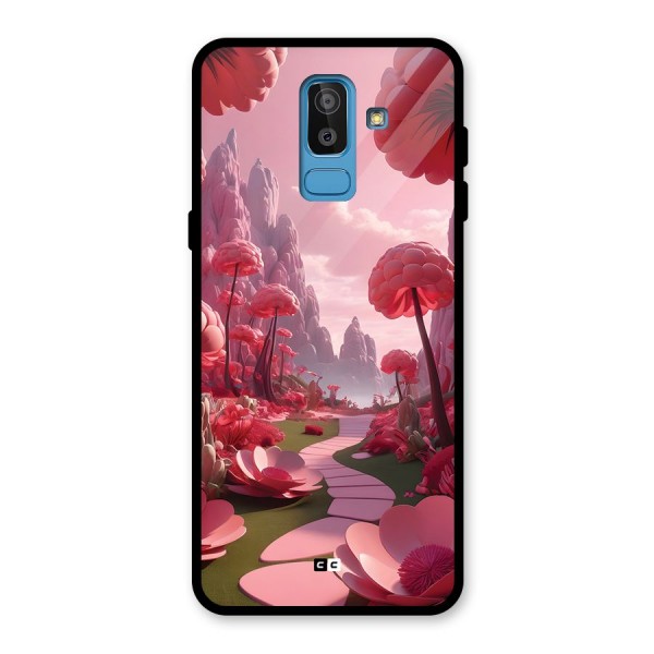 Garden Of Love Glass Back Case for Galaxy J8