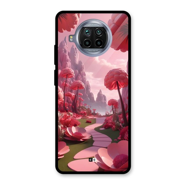 Garden Of Love Glass Back Case for Mi 10i