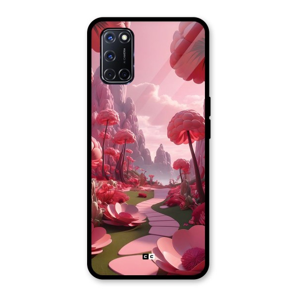 Garden Of Love Glass Back Case for Oppo A52