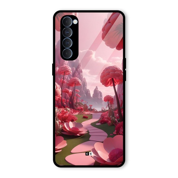 Garden Of Love Glass Back Case for Oppo Reno4 Pro