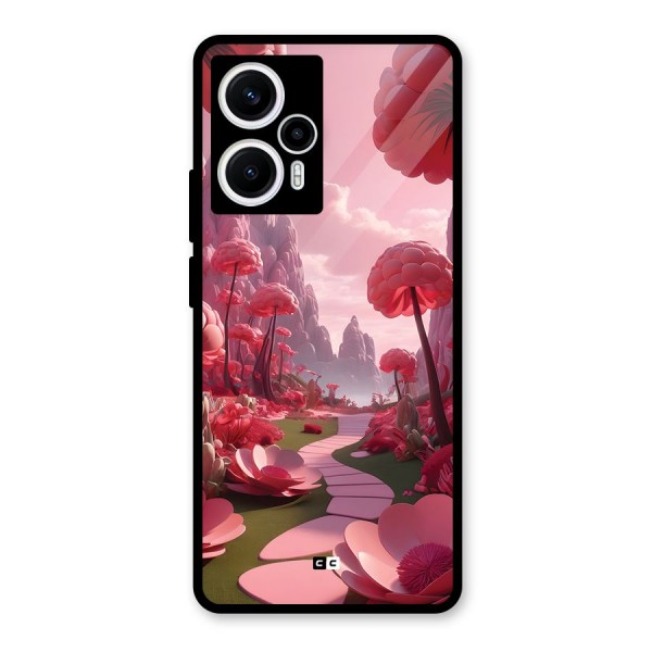 Garden Of Love Glass Back Case for Poco F5