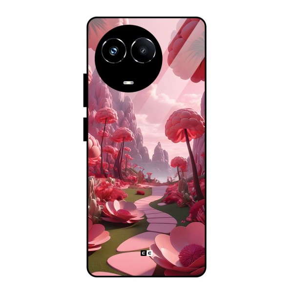 Garden Of Love Glass Back Case for Realme 11X