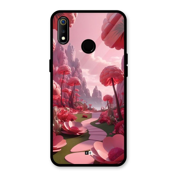 Garden Of Love Glass Back Case for Realme 3