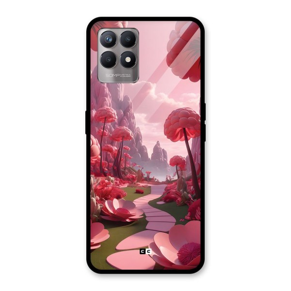 Garden Of Love Glass Back Case for Realme 8i