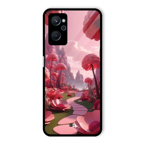 Garden Of Love Glass Back Case for Realme 9i