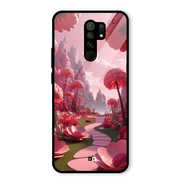 Garden Of Love Glass Back Case for Redmi 9 Prime