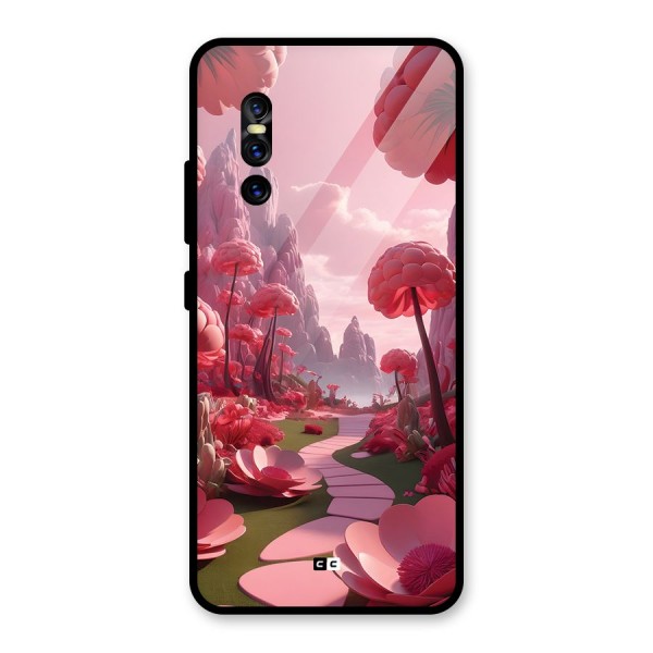 Garden Of Love Glass Back Case for Vivo V15 Pro