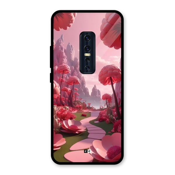 Garden Of Love Glass Back Case for Vivo V17 Pro