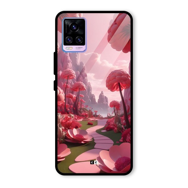 Garden Of Love Glass Back Case for Vivo V20 Pro