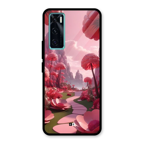 Garden Of Love Glass Back Case for Vivo V20 SE