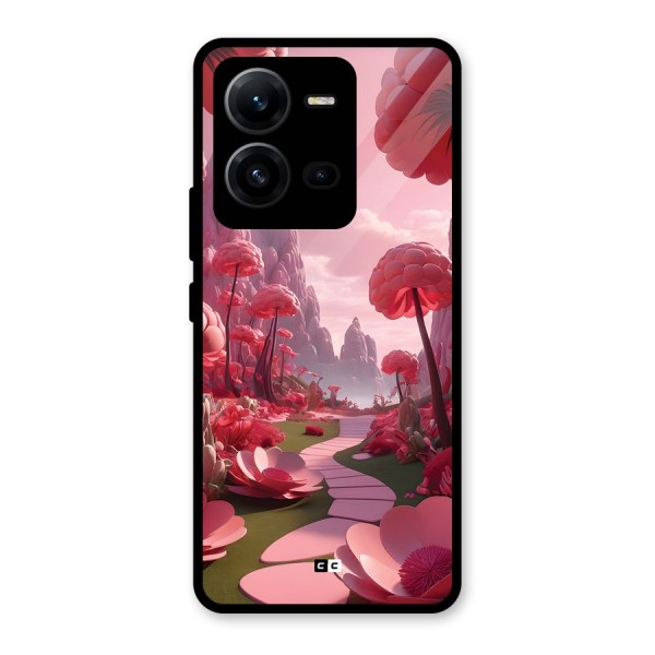 Garden Of Love Glass Back Case for Vivo V25