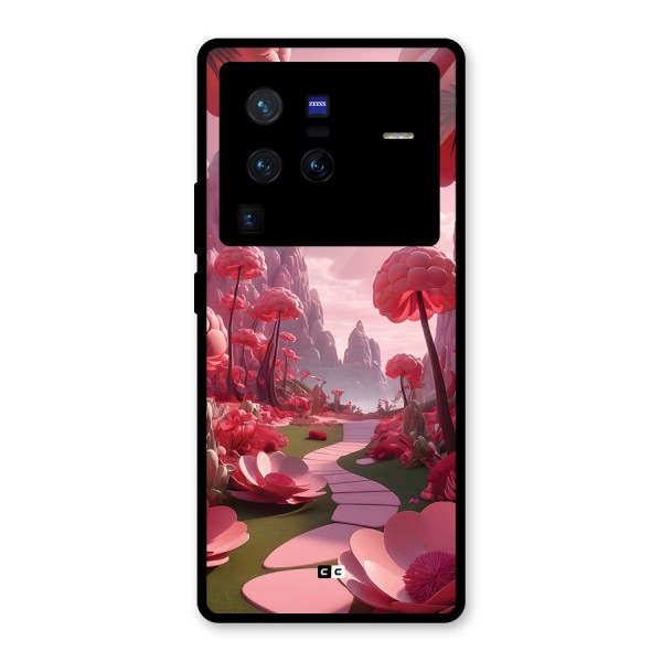 Garden Of Love Glass Back Case for Vivo X80 Pro