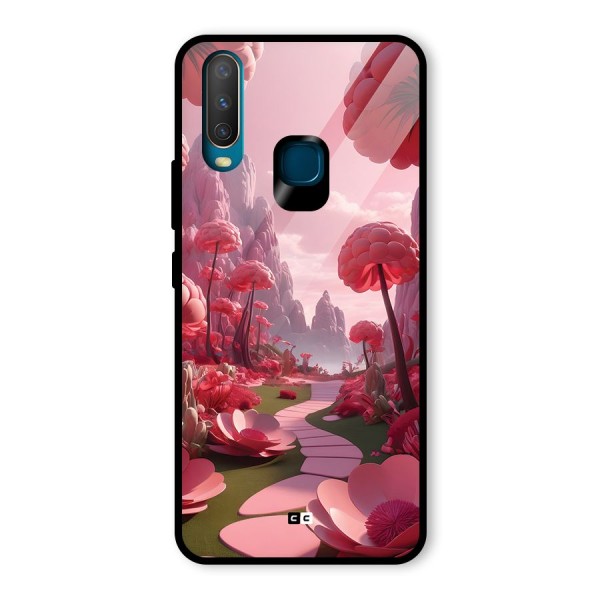 Garden Of Love Glass Back Case for Vivo Y12