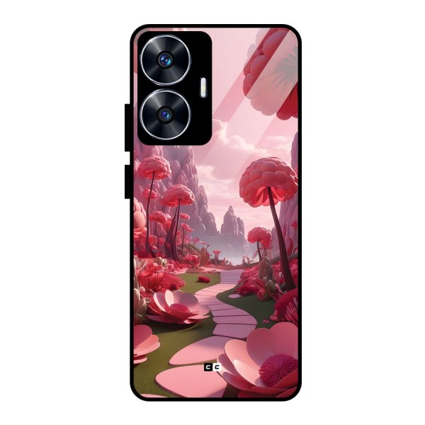 Garden Of Love Glass Back Case for realme C55