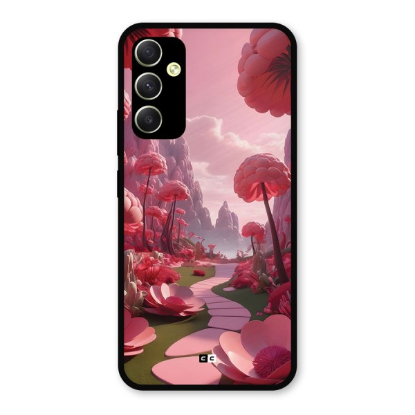 Garden Of Love Metal Back Case for Galaxy A34