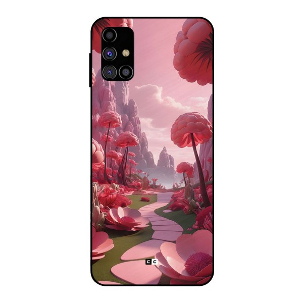 Garden Of Love Metal Back Case for Galaxy M31s