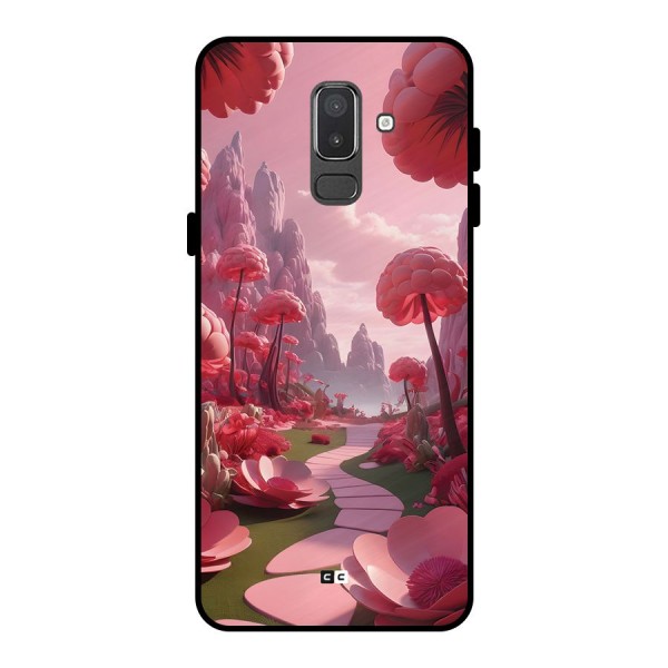 Garden Of Love Metal Back Case for Galaxy On8 (2018)