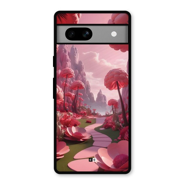 Garden Of Love Metal Back Case for Google Pixel 7a