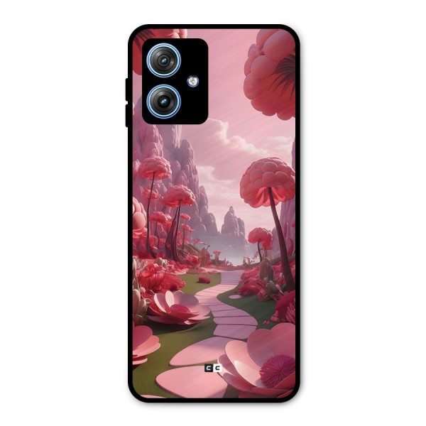 Garden Of Love Metal Back Case for Moto G54