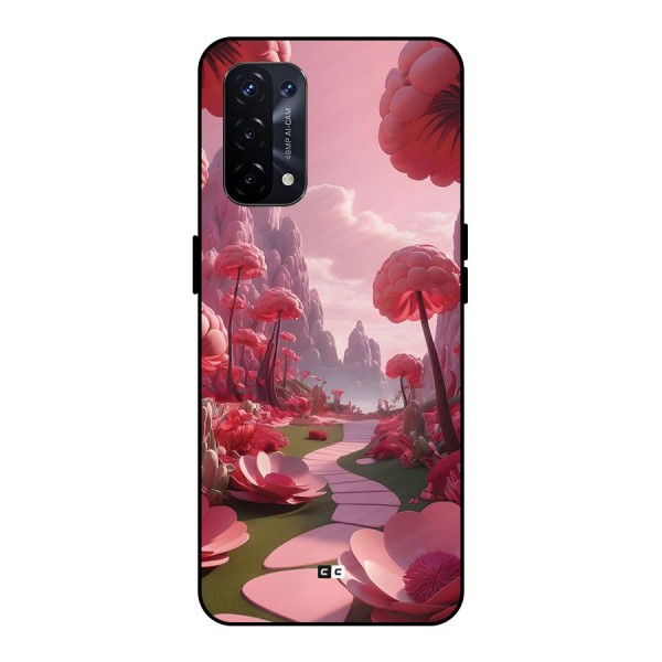 Garden Of Love Metal Back Case for Oppo A74 5G