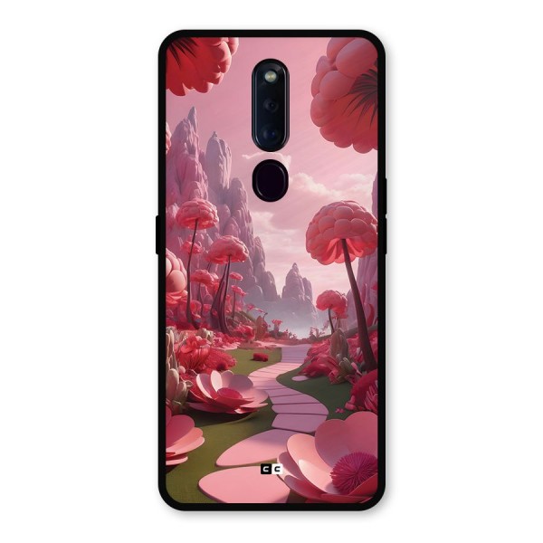 Garden Of Love Metal Back Case for Oppo F11 Pro