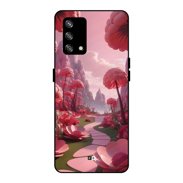 Garden Of Love Metal Back Case for Oppo F19s