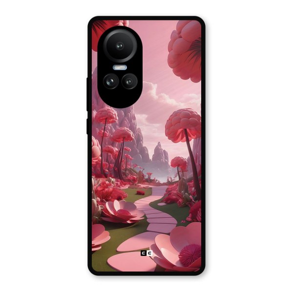 Garden Of Love Metal Back Case for Oppo Reno10 Pro