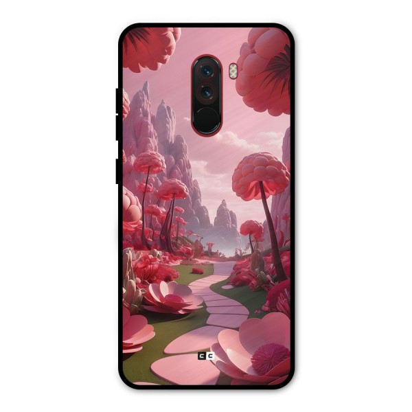 Garden Of Love Metal Back Case for Poco F1