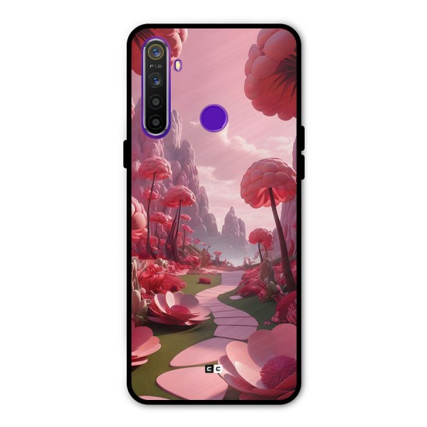 Garden Of Love Metal Back Case for Realme 5i