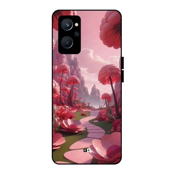 Garden Of Love Metal Back Case for Realme 9i 5G