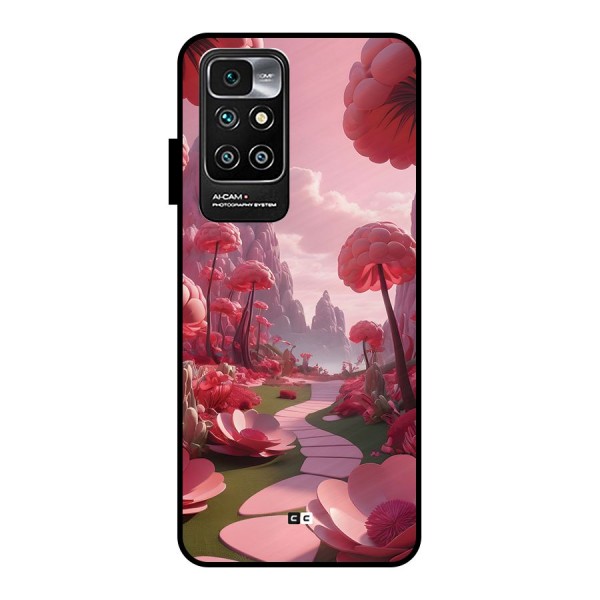 Garden Of Love Metal Back Case for Redmi 10 Prime