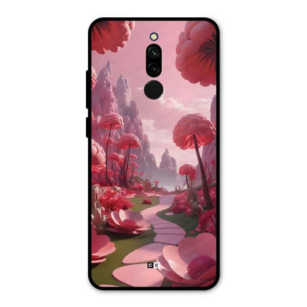 Garden Of Love Metal Back Case for Redmi 8