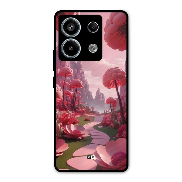 Garden Of Love Metal Back Case for Redmi Note 13 Pro 5G