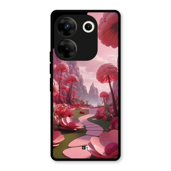 Garden Of Love Metal Back Case for Tecno Camon 20