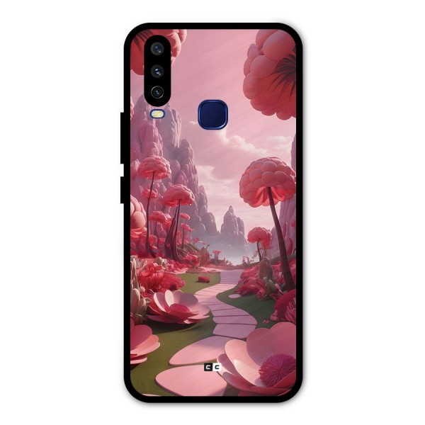 Garden Of Love Metal Back Case for Vivo U10