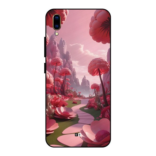 Garden Of Love Metal Back Case for Vivo V11 Pro