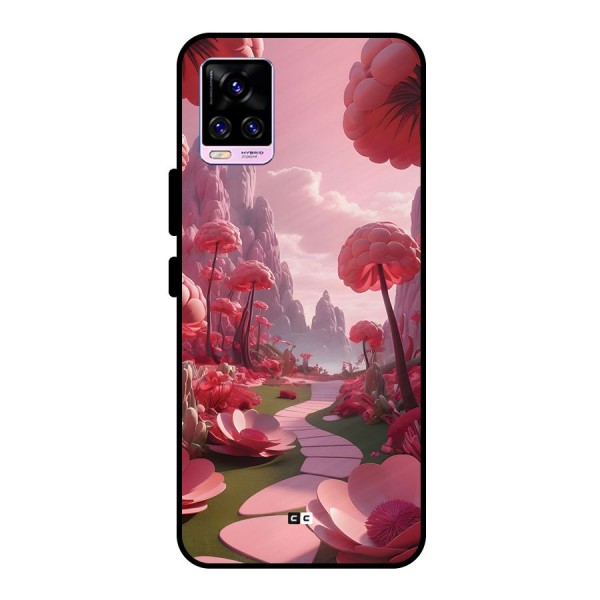 Garden Of Love Metal Back Case for Vivo V20 Pro