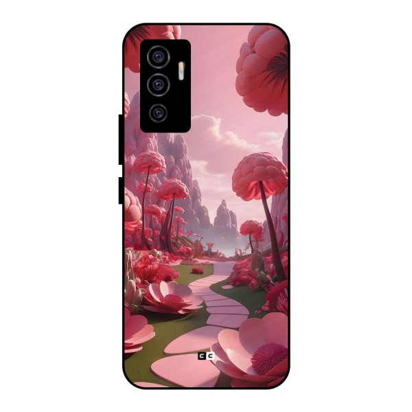 Garden Of Love Metal Back Case for Vivo V23e