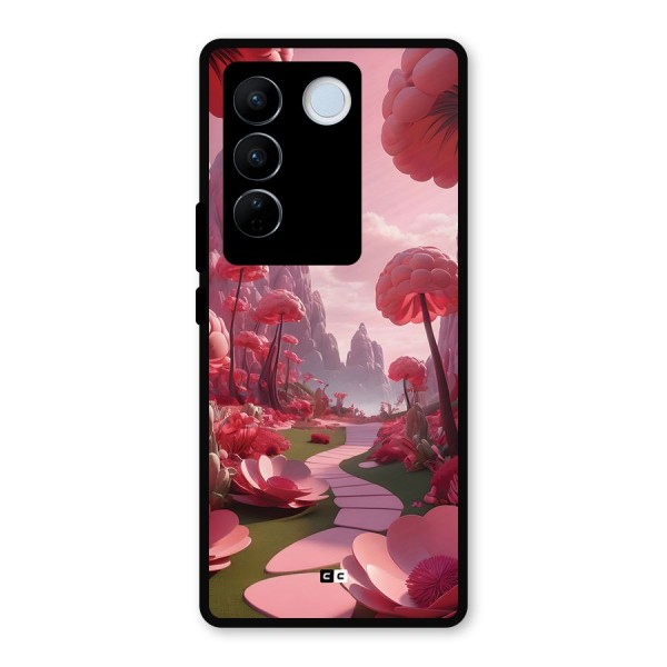 Garden Of Love Metal Back Case for Vivo V27 Pro