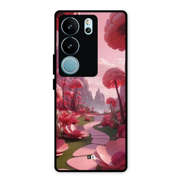 Garden Of Love Metal Back Case for Vivo V29 Pro