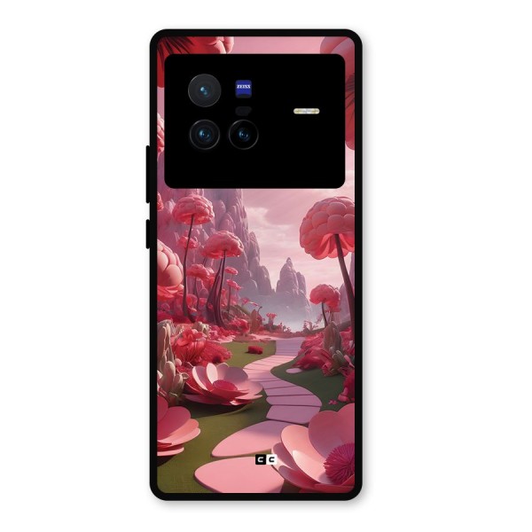 Garden Of Love Metal Back Case for Vivo X80