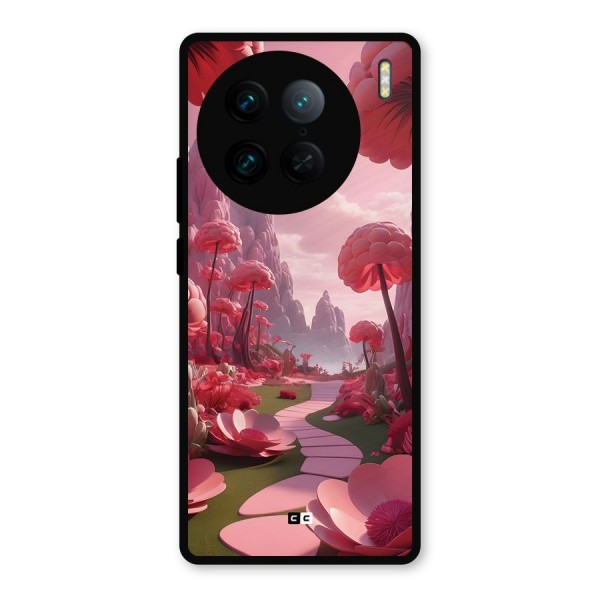 Garden Of Love Metal Back Case for Vivo X90 Pro