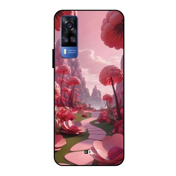 Garden Of Love Metal Back Case for Vivo Y51